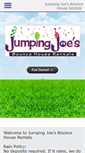 Mobile Screenshot of jumpingjoesbouncehouserentals.com